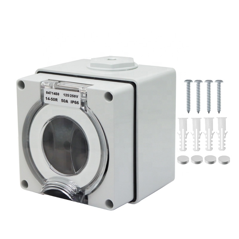 Outdoor Power Inlet Box - Kotak Stopkontak Listrik RV Generator 50