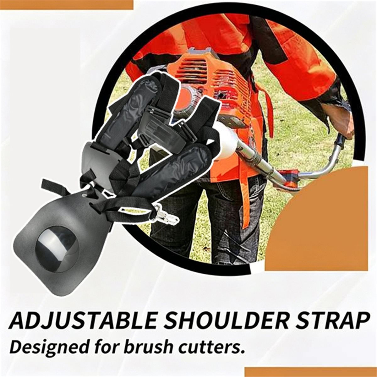 Brush Cutter Strap - Harness Tali Bahu untuk Trimmer Seri