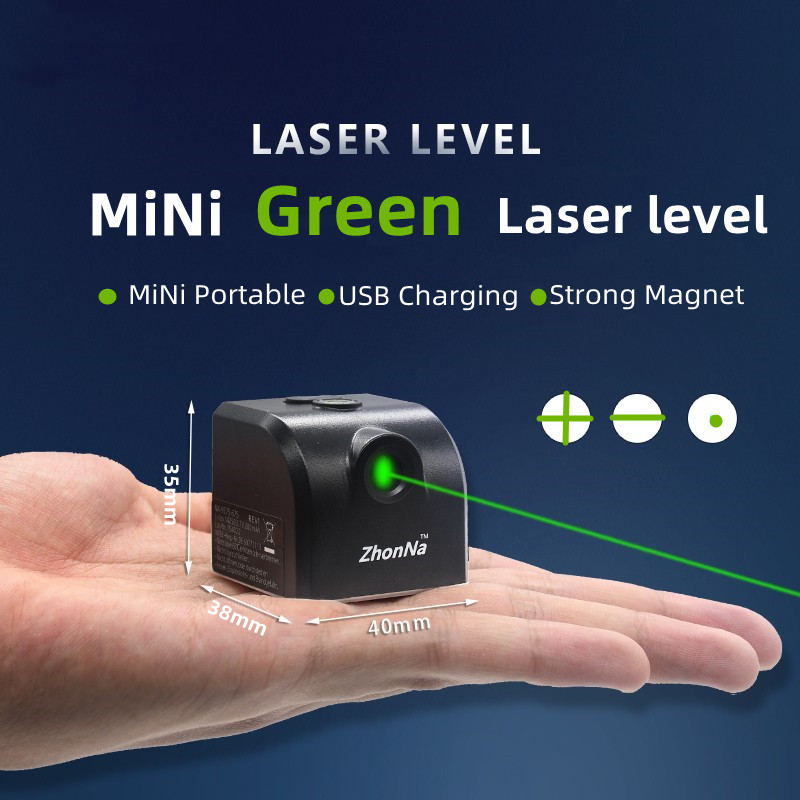 Outdoor Power Line - Mini Laser Garis Silang Horizontal dan