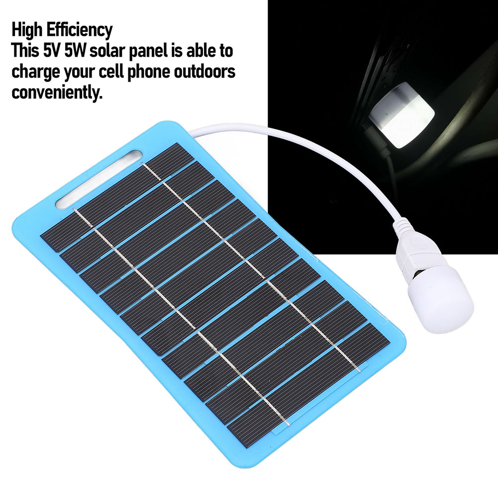 Outdoor Power Board - Panel Surya Silikon Polikristalin 5W5V USB