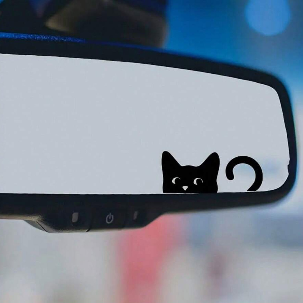 Outdoor Power Board - Stiker kucing, kucing mini, kucing peep,