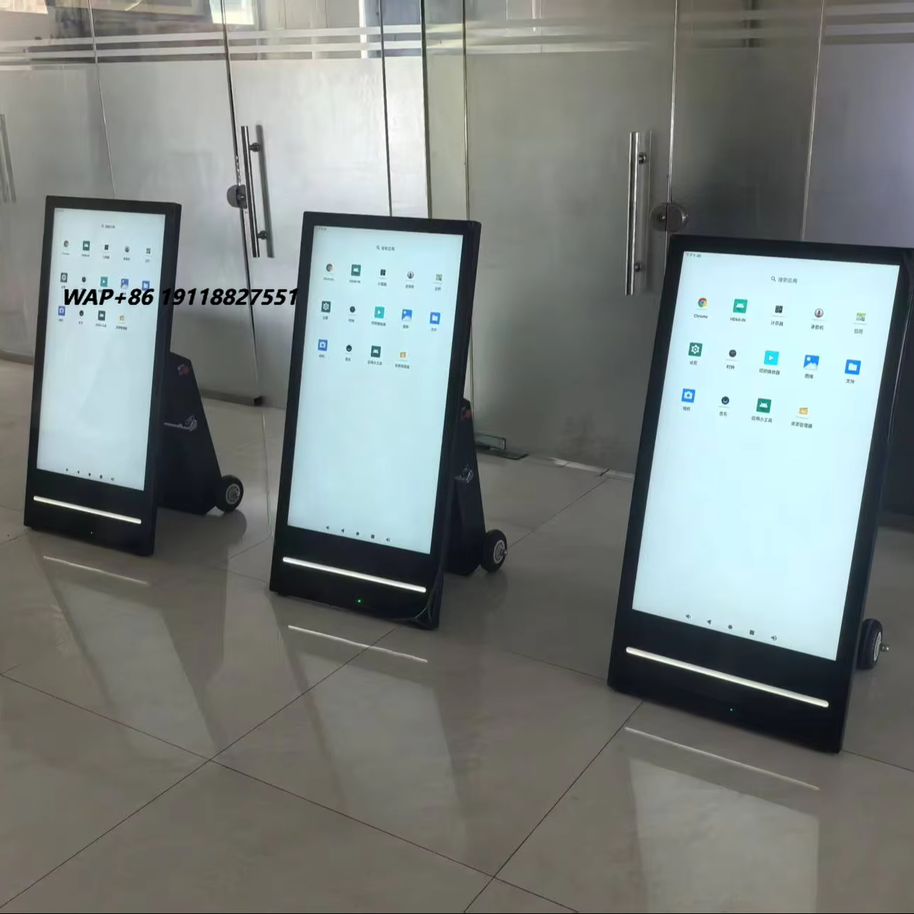 Outdoor Power Board - Papan Iklan Portabel 43 Inci Tahan