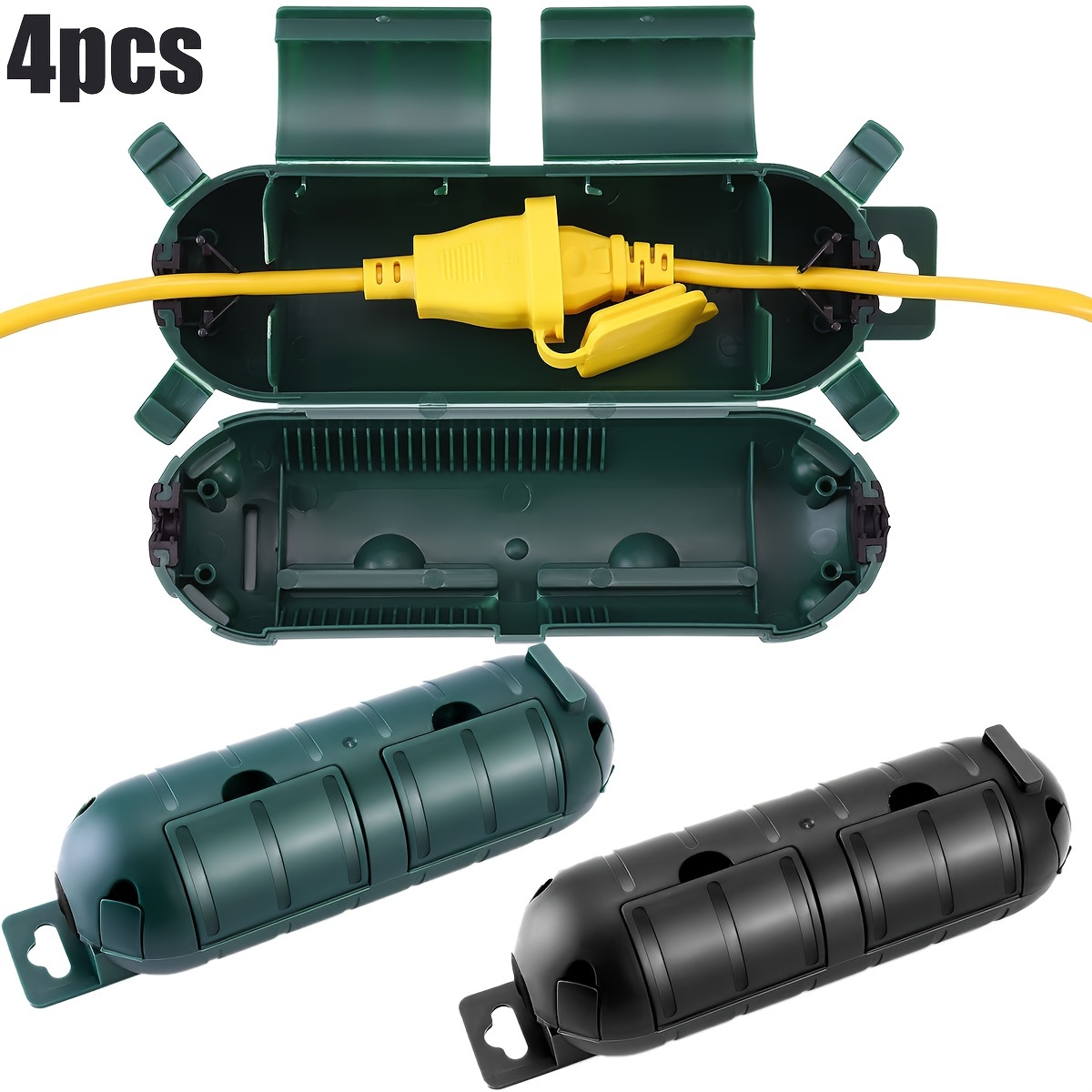 Extension Cord Outdoor - 4 buah segel tutup pengaman kabel