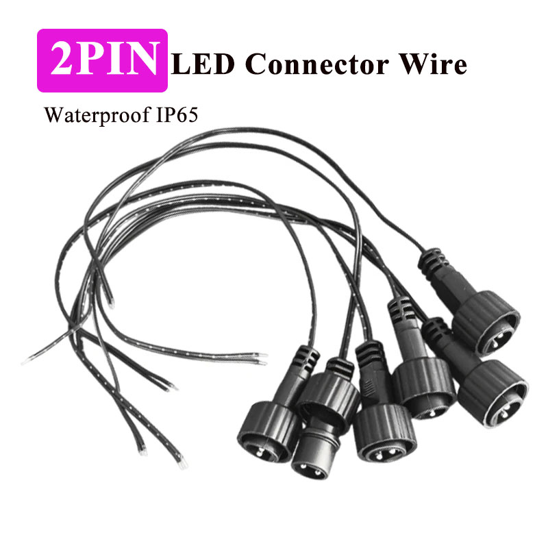 Outdoor Power Board - Konektor LED 2Pin Outdoor dengan Kabel
