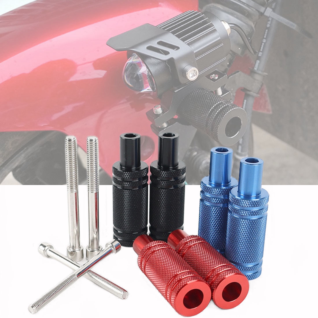 Outdoor Power Xtreme - Dudukan Lampu Motor yang Dapat Disesuaikan,