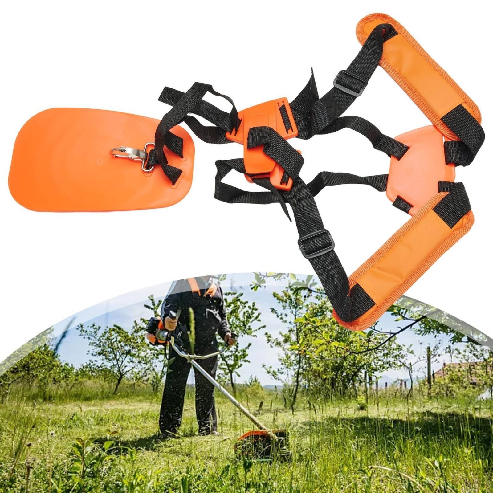 Brush Cutter Strap - Harness Pemangkas Rumput Double Shoulder yang