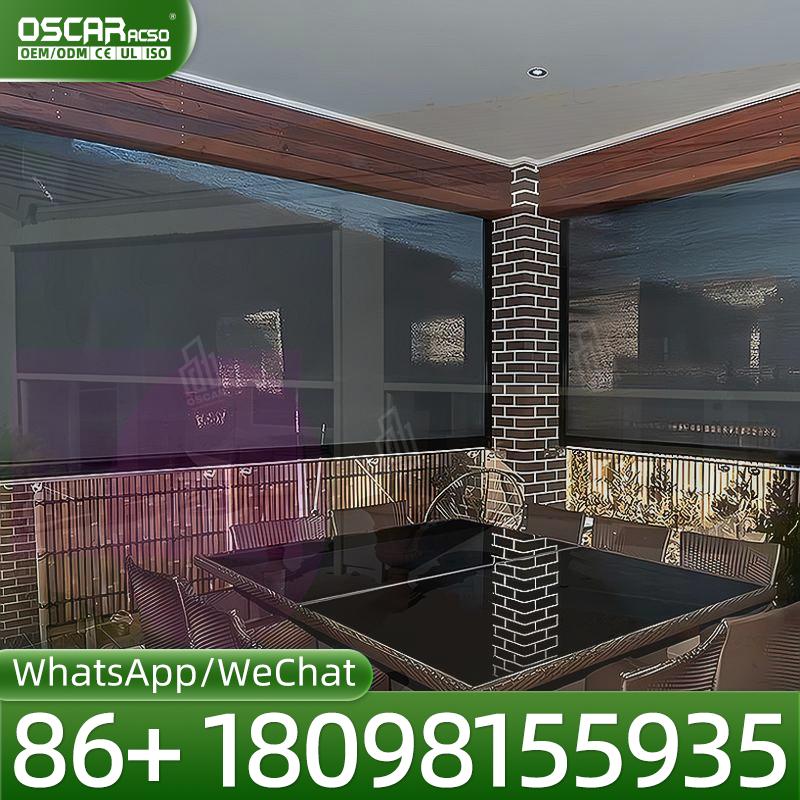Sistem Kontrol Pintar Bertenag - Outdoor Power Roller Shades ulasan dan harga