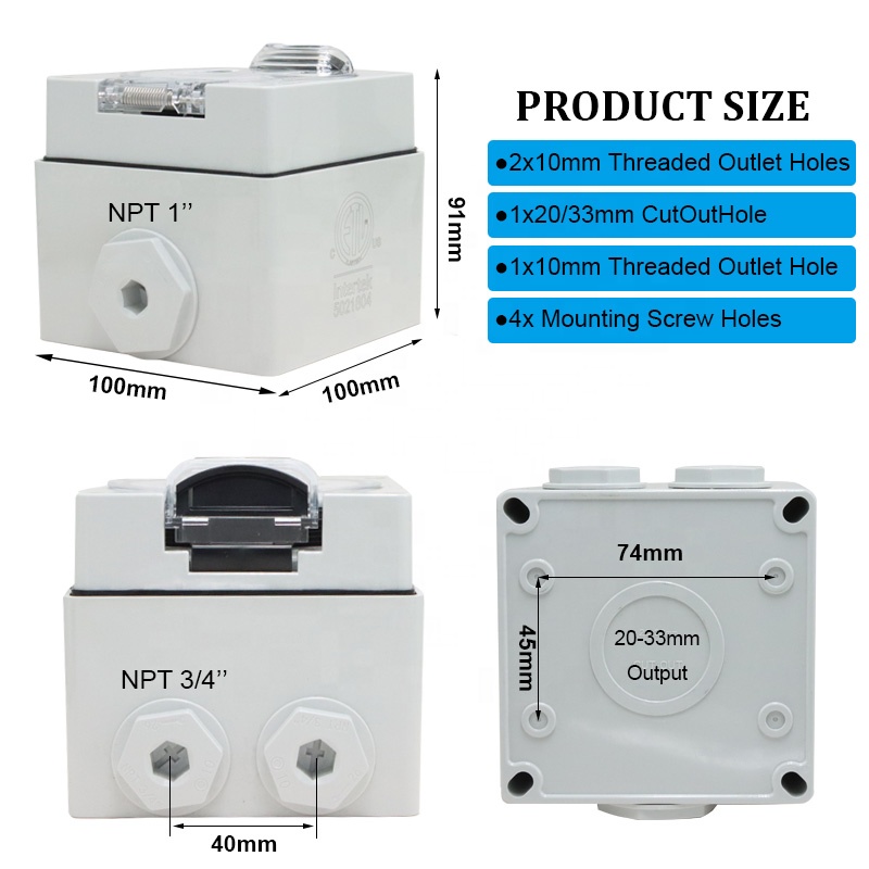 Kotak Stopkontak Listrik RV Ge - Outdoor Power Inlet Box ulasan dan harga