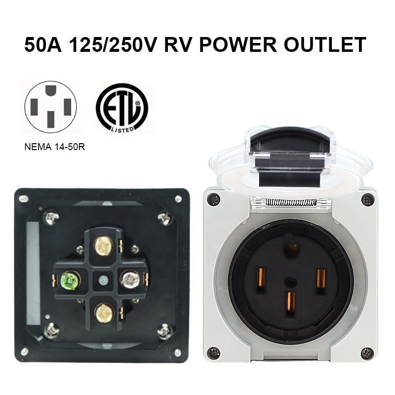 Kotak Stopkontak Listrik RV Ge - Outdoor Power Inlet Box ulasan dan harga