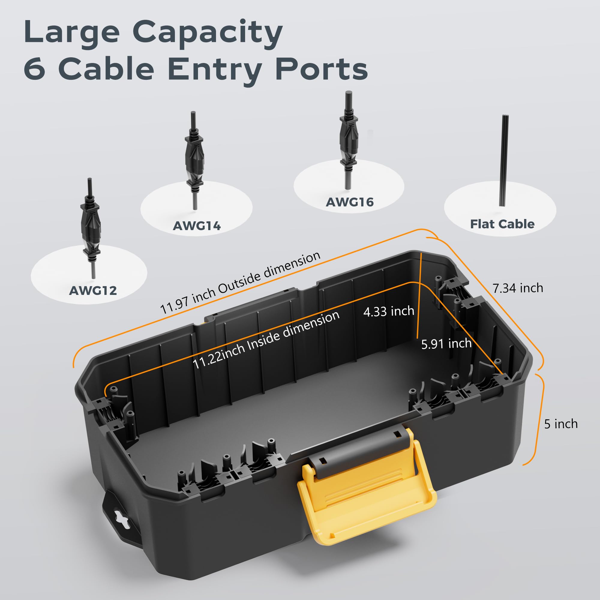 Diivoo kotak listrik tahan air - Outdoor Power Inlet Box ulasan dan harga
