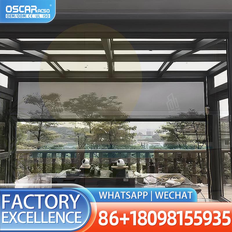 Tirai Gulung Bertenaga Baterai - Outdoor Power Roller Shades ulasan dan harga