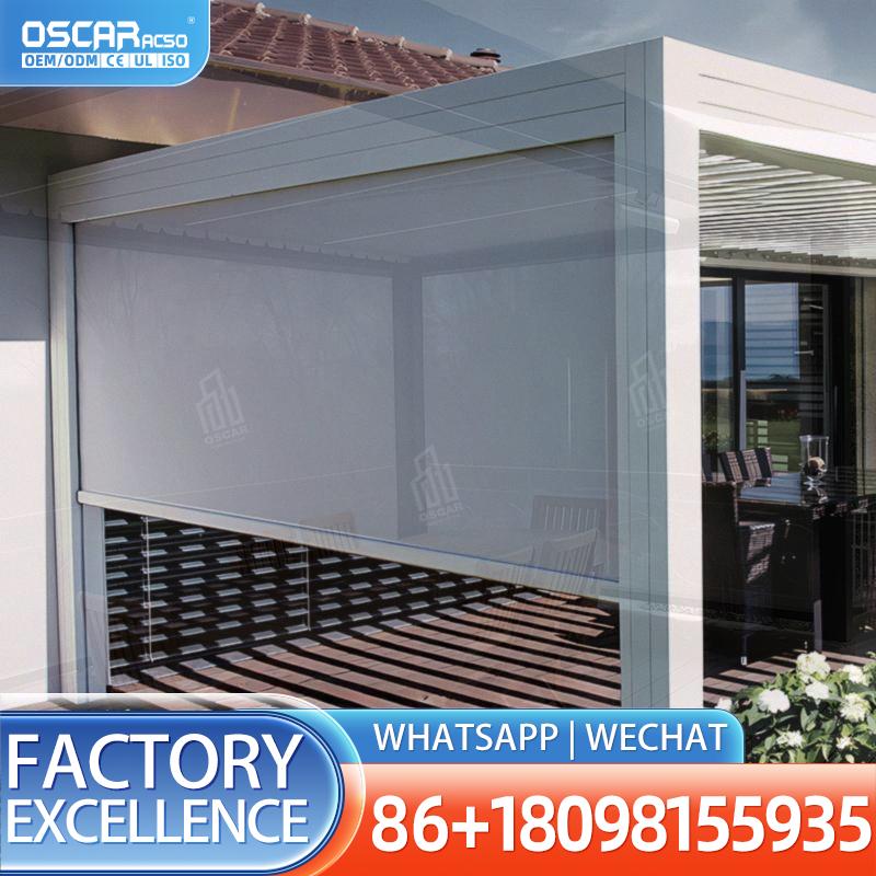 Tirai Gulung Bermotor Bertenag - Outdoor Power Roller Shades ulasan dan harga
