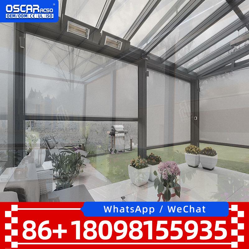 Tirai Gulung Bermotor Bertenag - Outdoor Power Roller Shades ulasan dan harga