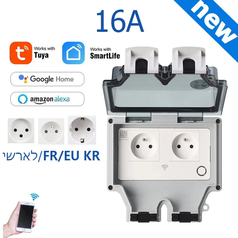 Tuya soket daya IP66 luar ruan - Outdoor Usb Power Strip ulasan dan harga
