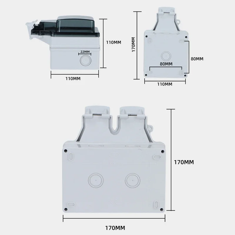 Tuya soket daya IP66 luar ruan - Outdoor Usb Power Strip ulasan dan harga