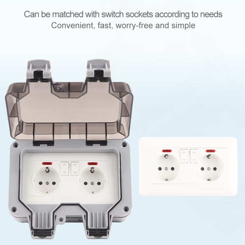 IP66 Uni Eropa Jerman Standar  - Outdoor Usb Power Strip ulasan dan harga