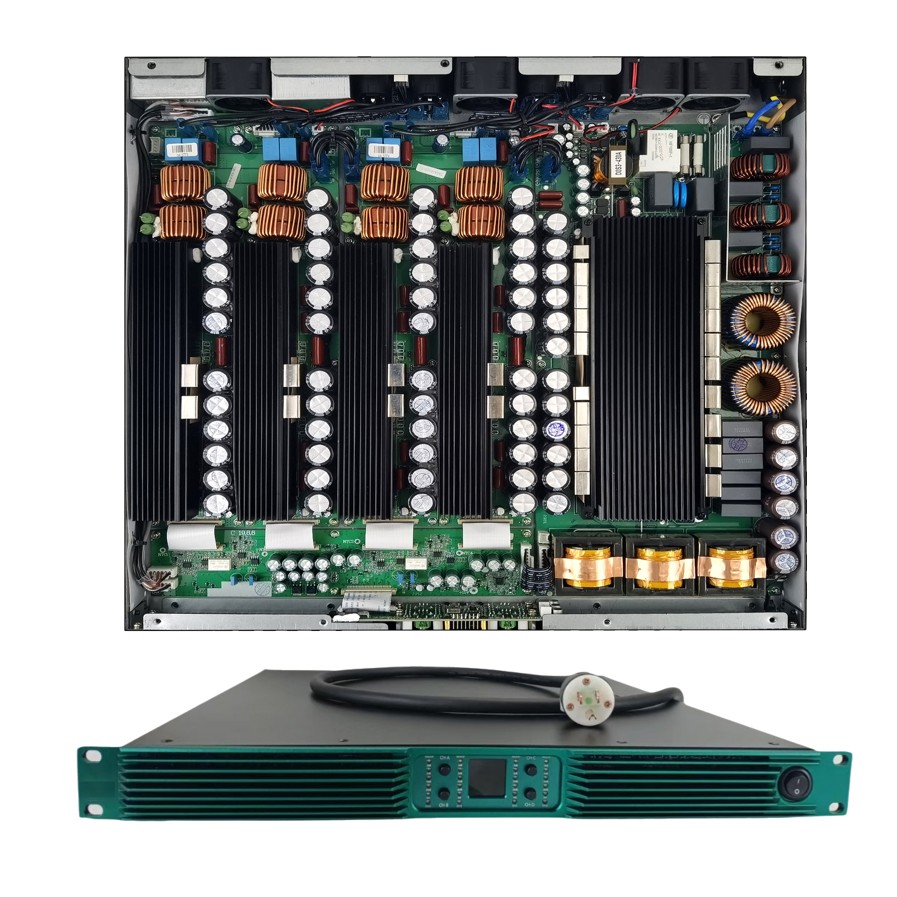 Penguat Daya Rak Kelas D 1600W - Outdoor Power Rack ulasan dan harga