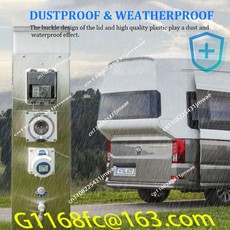 Kotak Inlet Daya RV Generator  - Outdoor Power Inlet Box ulasan dan harga