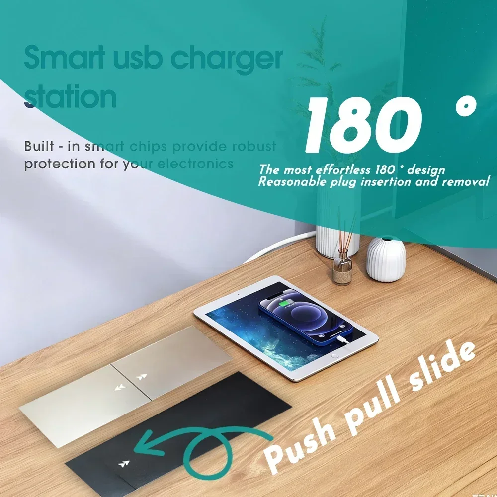 Stopkontak Tersembunyi di Meja - Outdoor Usb Power Strip ulasan dan harga