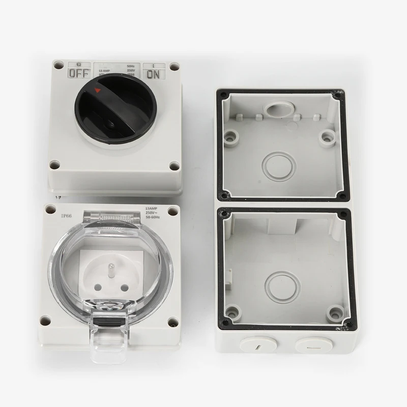 IP66 220V tahan air tahan debu - Outdoor Power Inlet Box ulasan dan harga