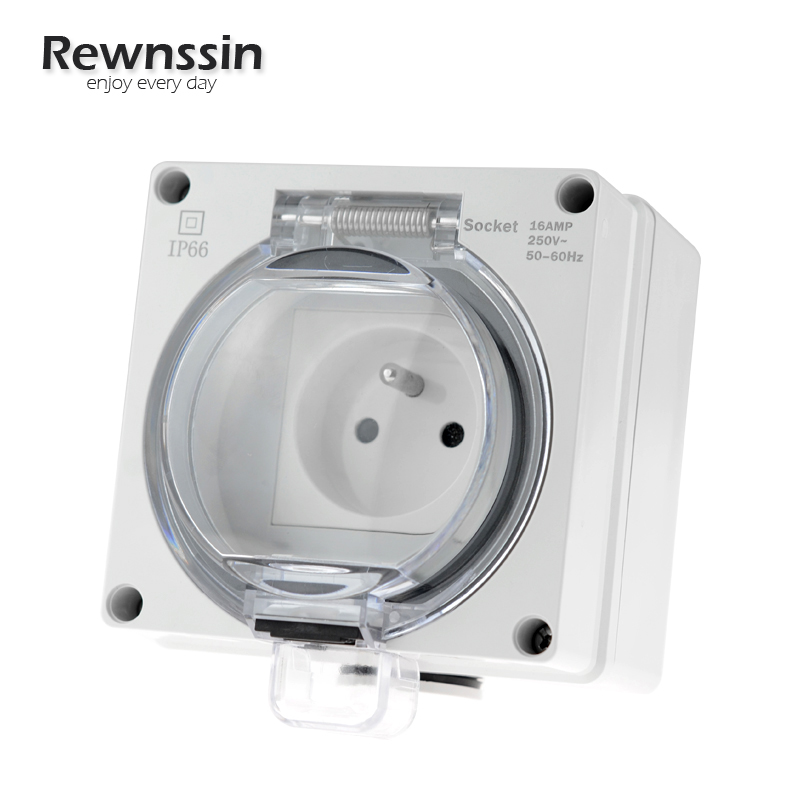 IP66 soket Perancis tahan air, - Outdoor Power Inlet Box ulasan dan harga