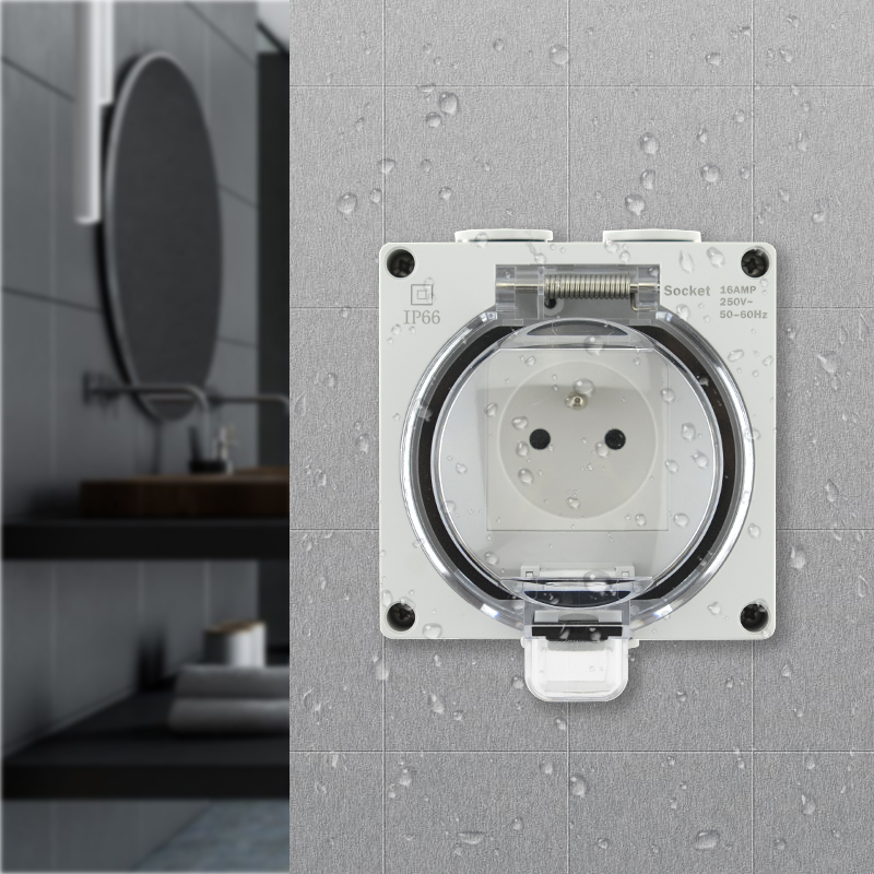 IP66 soket Perancis tahan air, - Outdoor Power Inlet Box ulasan dan harga
