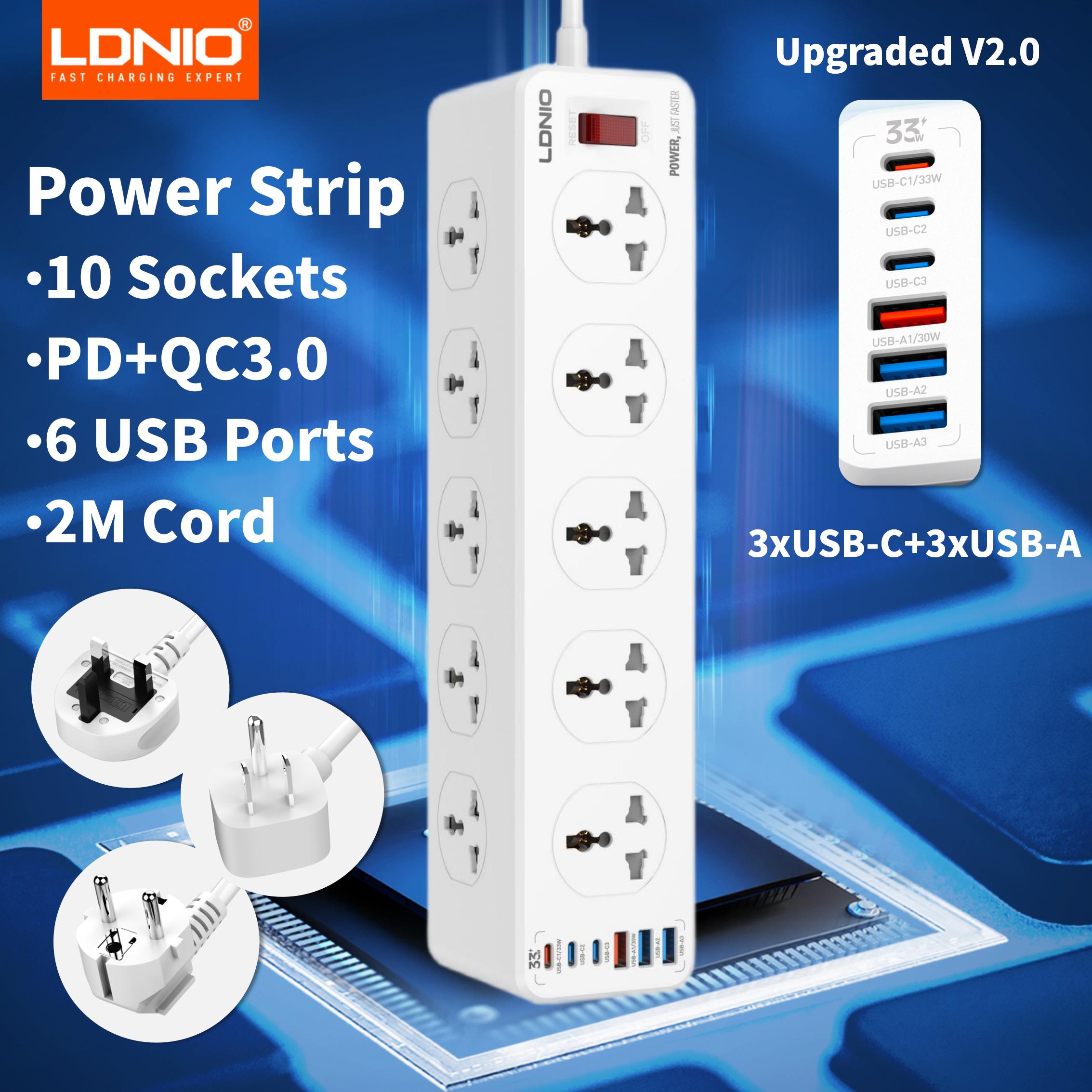 LDNIO UNIVERSAL OUTLET 2M soke - Outdoor Usb Power Strip ulasan dan harga