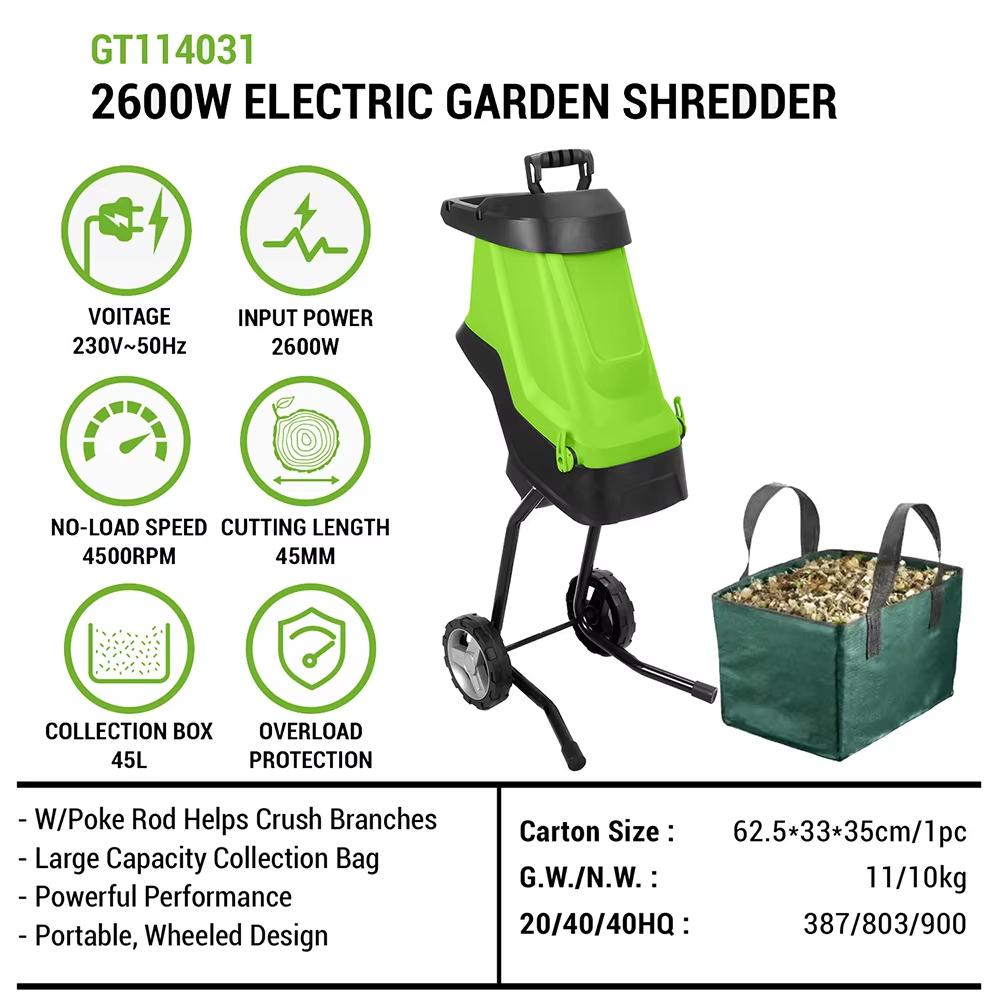 Mesin Penghancur Ranting Pohon - Garden Shredder Chipper ulasan dan harga