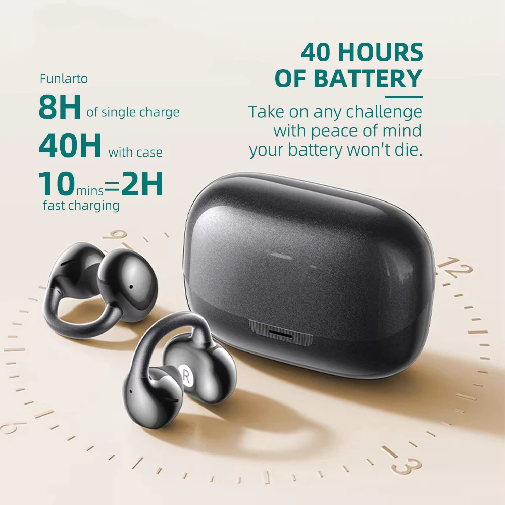 Earbud Telinga Terbuka, Headph - Outdoor Power Line ulasan dan harga