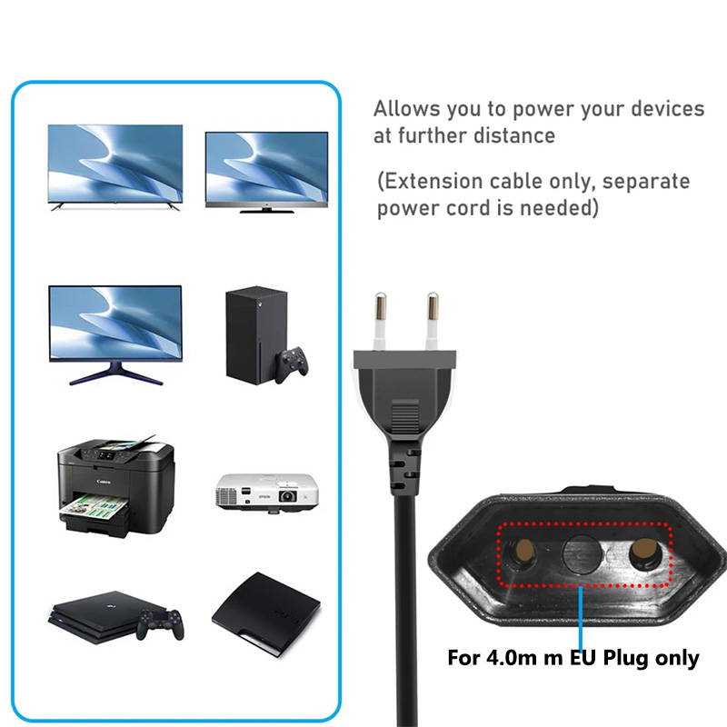 Kabel Ekstensi Daya EU 2-Prong - Extension Cord Outdoor ulasan dan harga