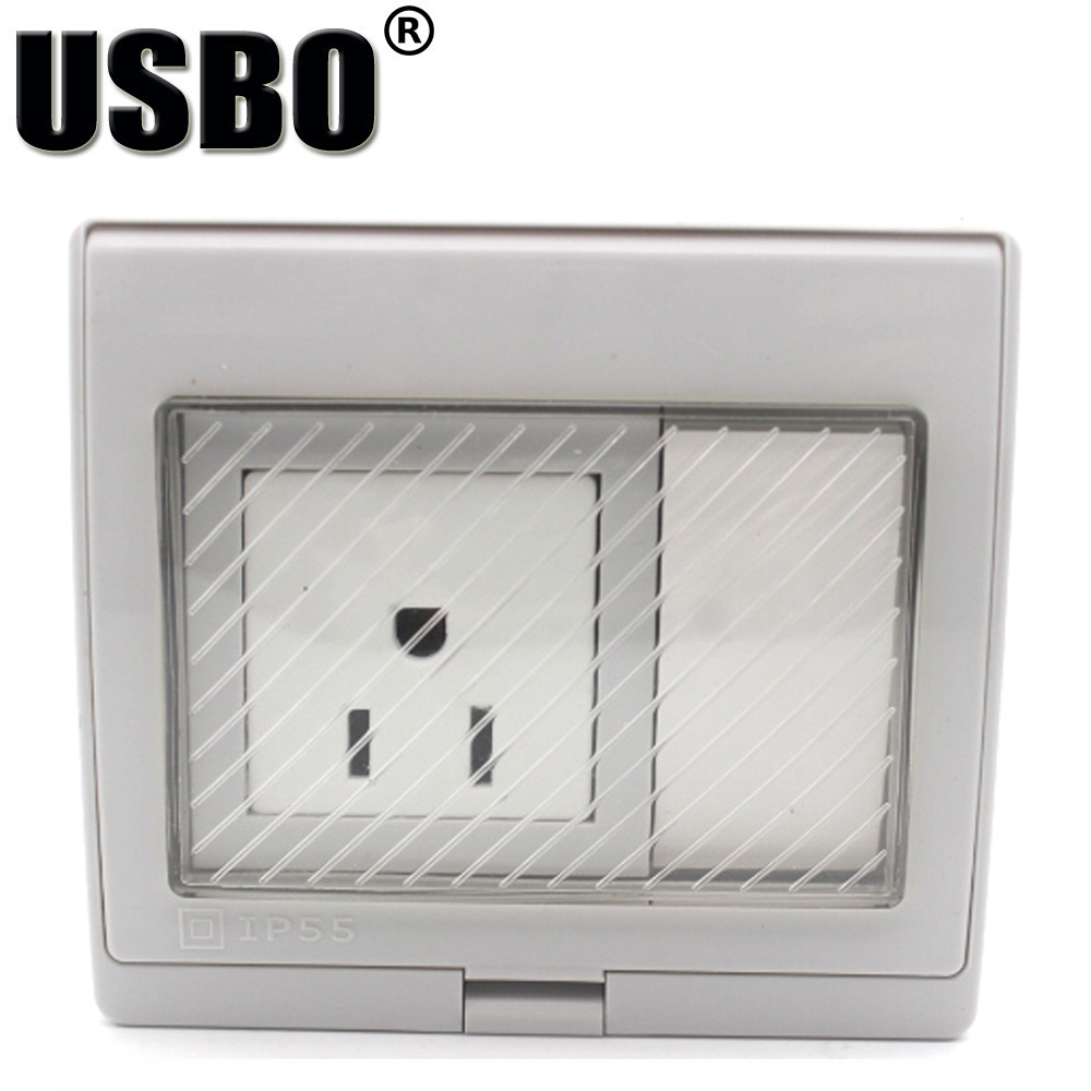Stopkontak Dinding Anti-UV IP5 - Outdoor Power Inlet Box ulasan dan harga